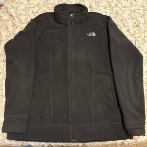 Women’s Black North Face Fleece Jacket size Large